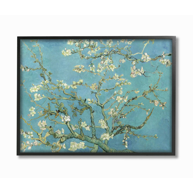 «Van Gogh Almond Blossoms Post Impressionist» par Vincent Van Gogh, reproduction d'art, H 16 po x l 20 po