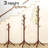 Adjustable 3-Height Coat Rack With Triangular Base - 8 Hook Retro Freestanding Stand, 53 Lbs Capacity For Entryway, Kids' Room & Small Spaces-1556013585