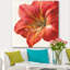 « vif red amaryllis », reproduction d’art sur toile-2135417718-2022398638