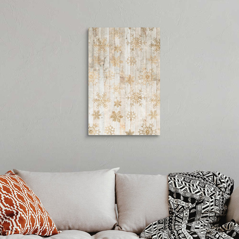 Reproduction d’art sur toile, "collection de Noël sophistiquée D" par Grace Popp, Toile tendue, H 24 po x l 16 po x P 1,25 po
