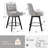 Bianny Swivel Upholstered Counter Stool-448924901