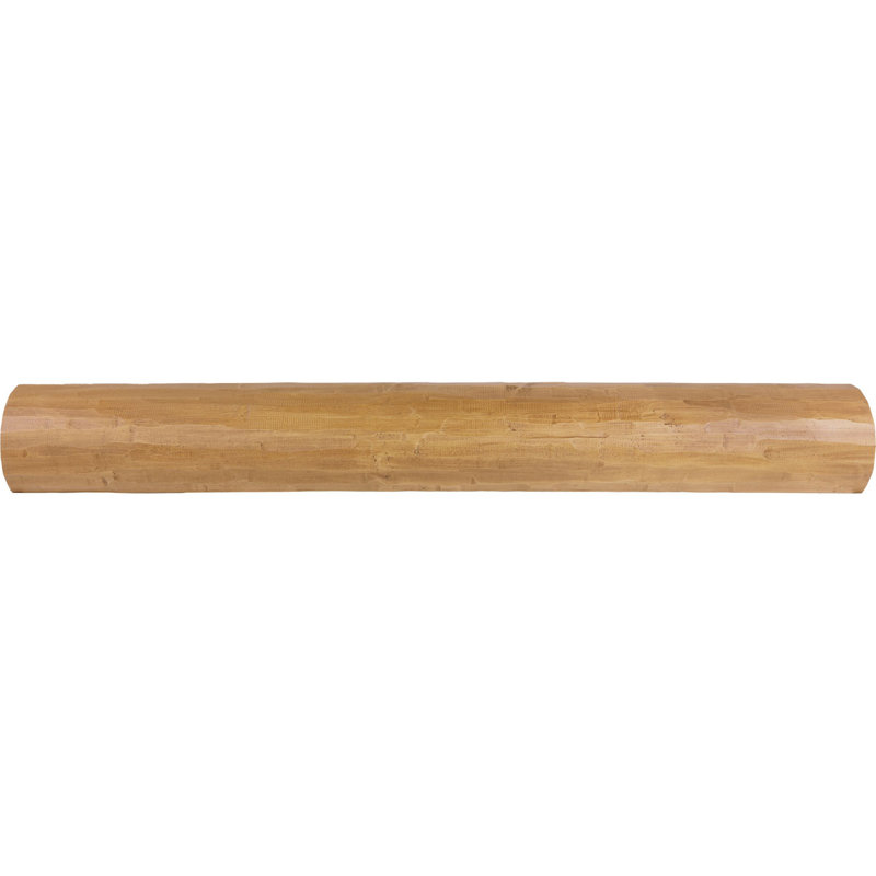 L 6 po x H 4 1/2 po x L 8 po ÉCHANTILLON - poutre à bûches en imitation de bois Heritage, caramel chaud, Caramel chaud