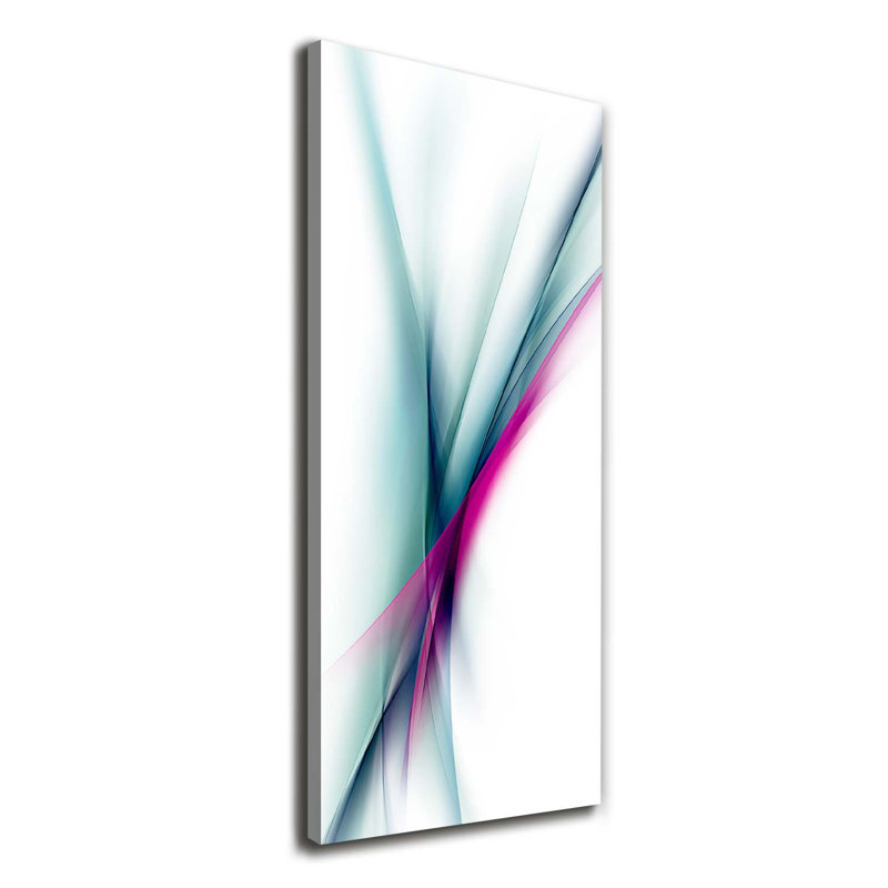 Waves Abstraction - Wrapped Canvas Print