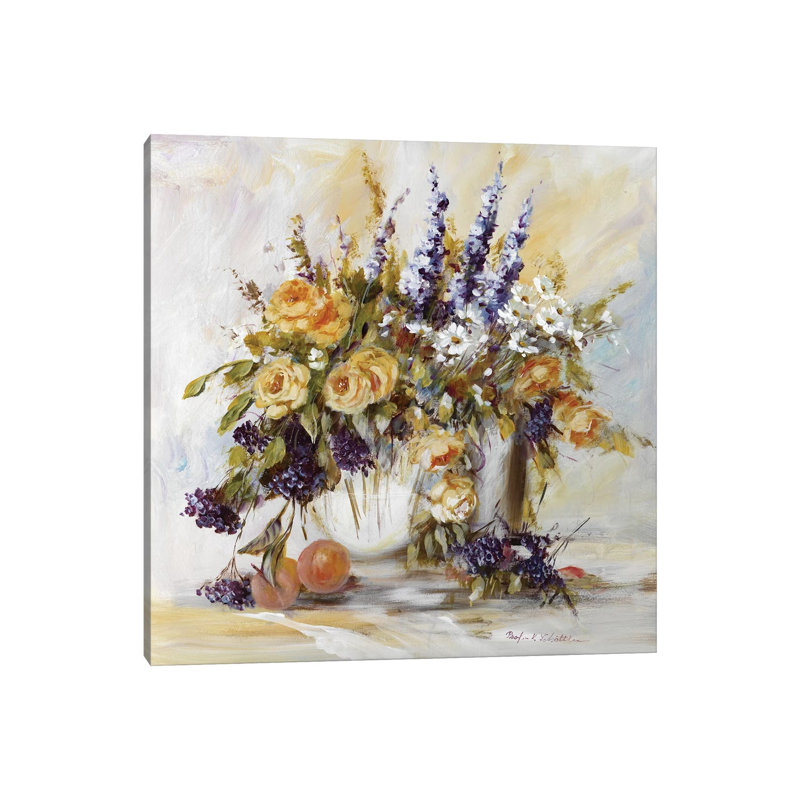 Classico Flowers I by Katharina Schöttler - Wrapped Canvas Print, 30.48 cm H x 30.48 cm W