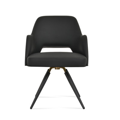 Marash Carrot Swivel Arm Chair