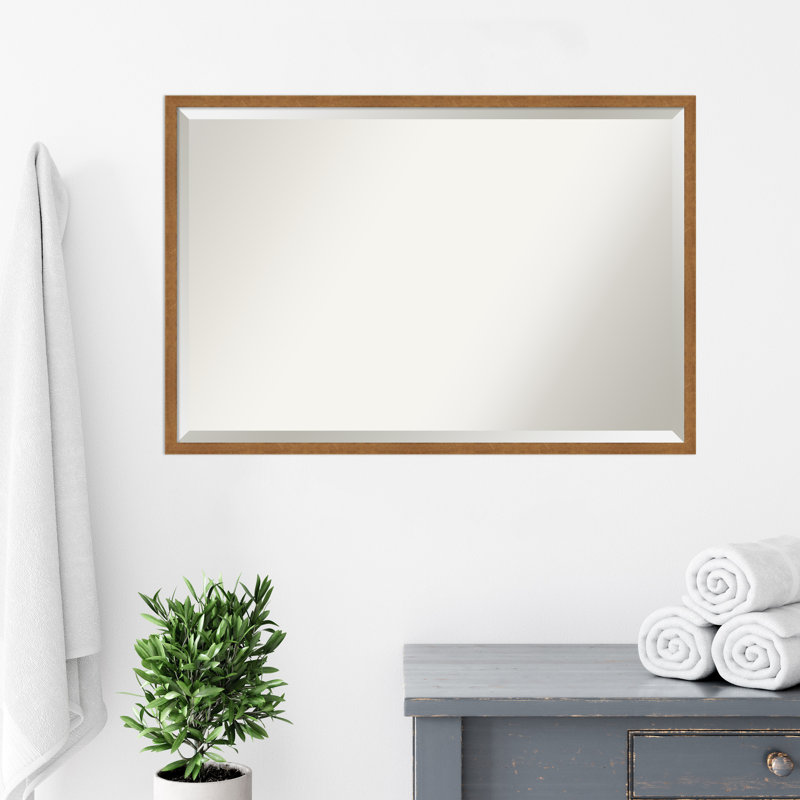 Miroir de salle de bain Speights, Naturel, 25 po x 37 po