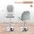 Swivel Upholstered Adjustable Height Counter Stool-1926022500