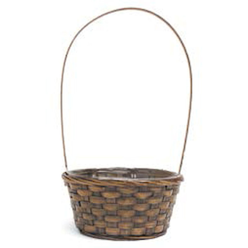 Panier à mèches/en rotin, H 4 po x l 8,5 po x P 8,5 po, Brun