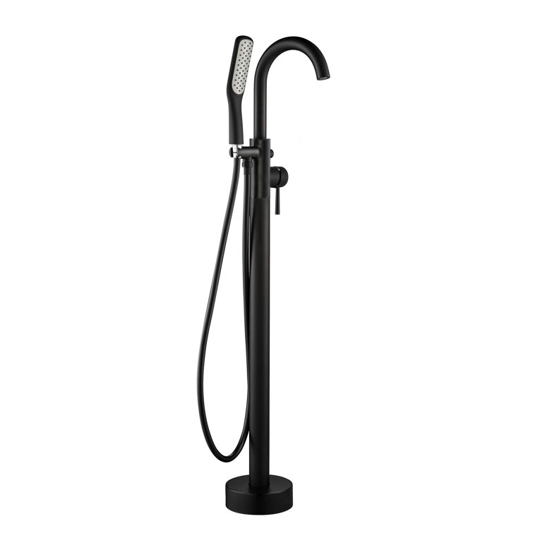 Single Handle Floor Mounted Freestanding Tub Faucet