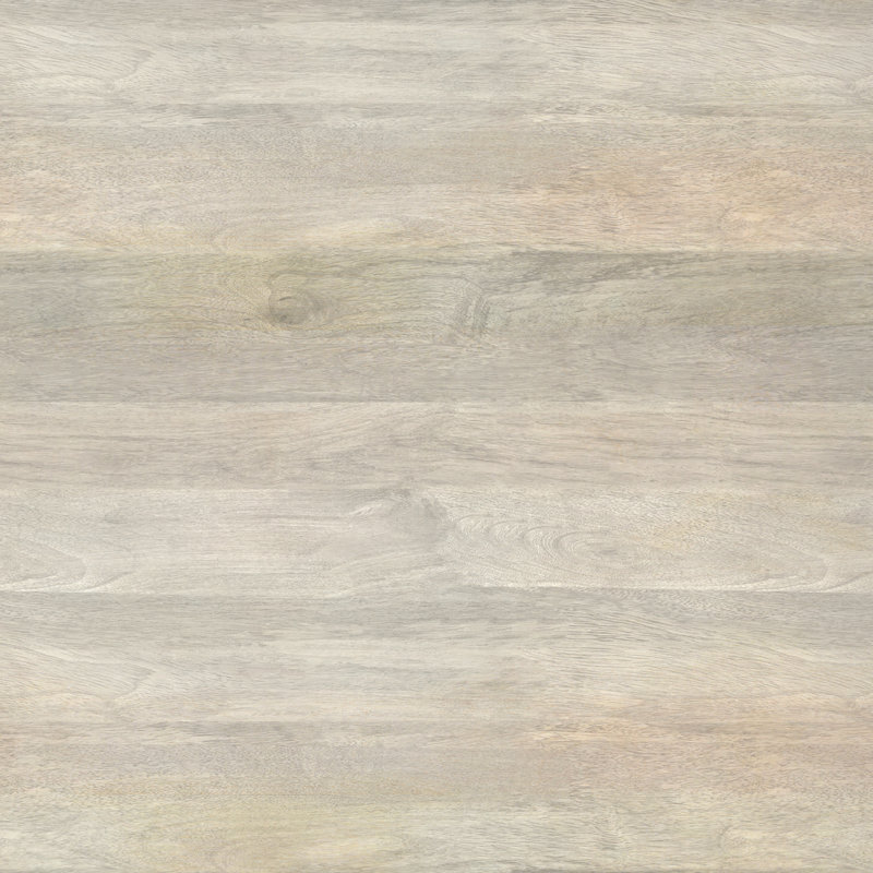 Table de salle à manger de style campagnard moderne en bois de manguier massif l 72 po Whitley, Blanc délavé