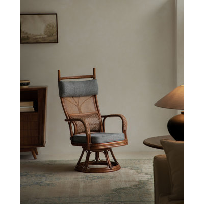 Dadhichi Rattan Swivel Chair