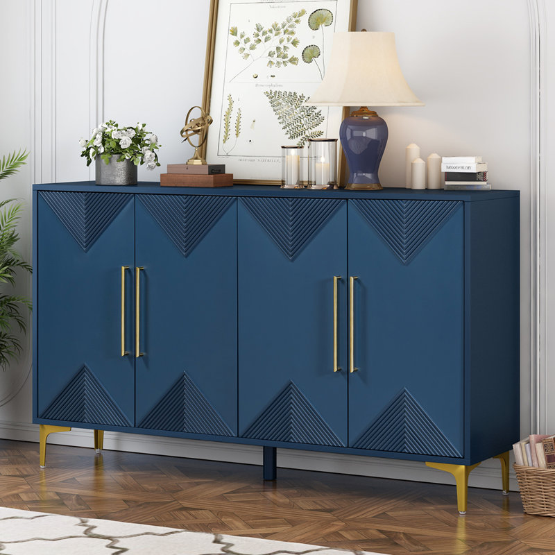 Armoire décorative, Bleu marine