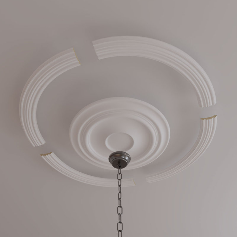 43 1/4"OD x 35 1/2"ID x 3 7/8"W x 1"P Kent Ceiling Ring Kit, 4-pack (Makes a Complete Circle)