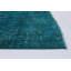 Tapis turquoise à transition de couleur 6 pi 7 po x 10 pi 6 po
