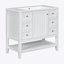 Meuble-lavabo simple 36 po avec comptoir Perrusquia-660784823