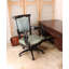 Sammy Leather Swivel Side Chair-280147647