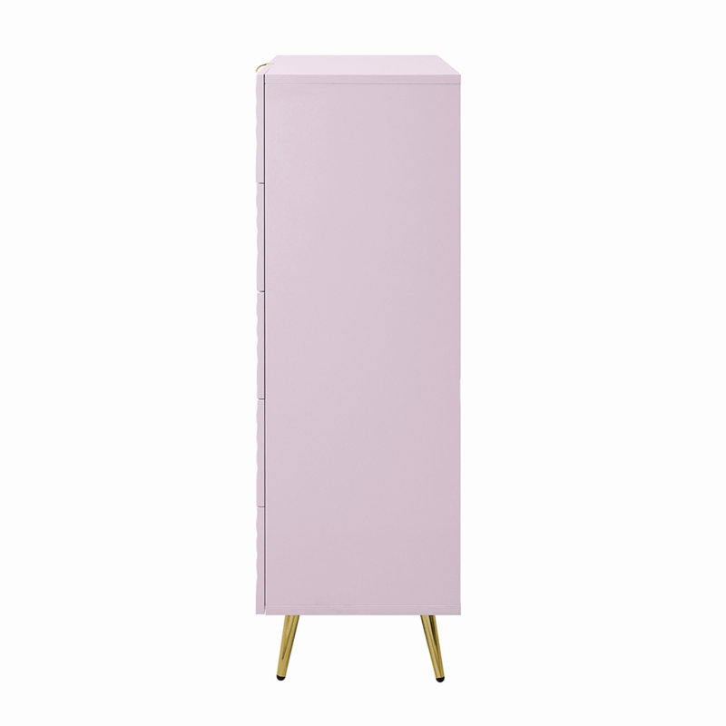 Coffre Gaines rose brillant