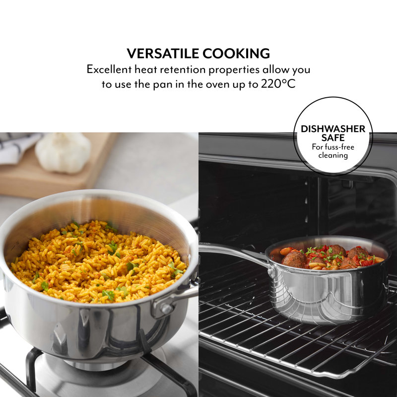 Stainless Steel Saucepan, 20cm