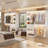 Navada Closet System with Wooden Drawers and Two Hanging Rods-58859330
