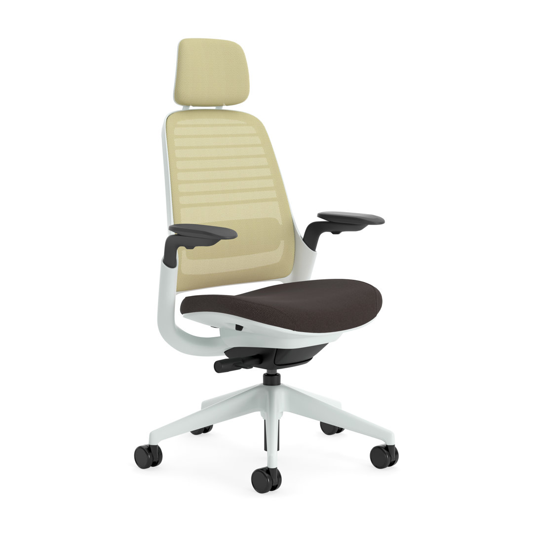 Series 1 Ergonomic Office Chair With LiveBack Lumbar Support, 4D Armests,  Adjustable Headrest