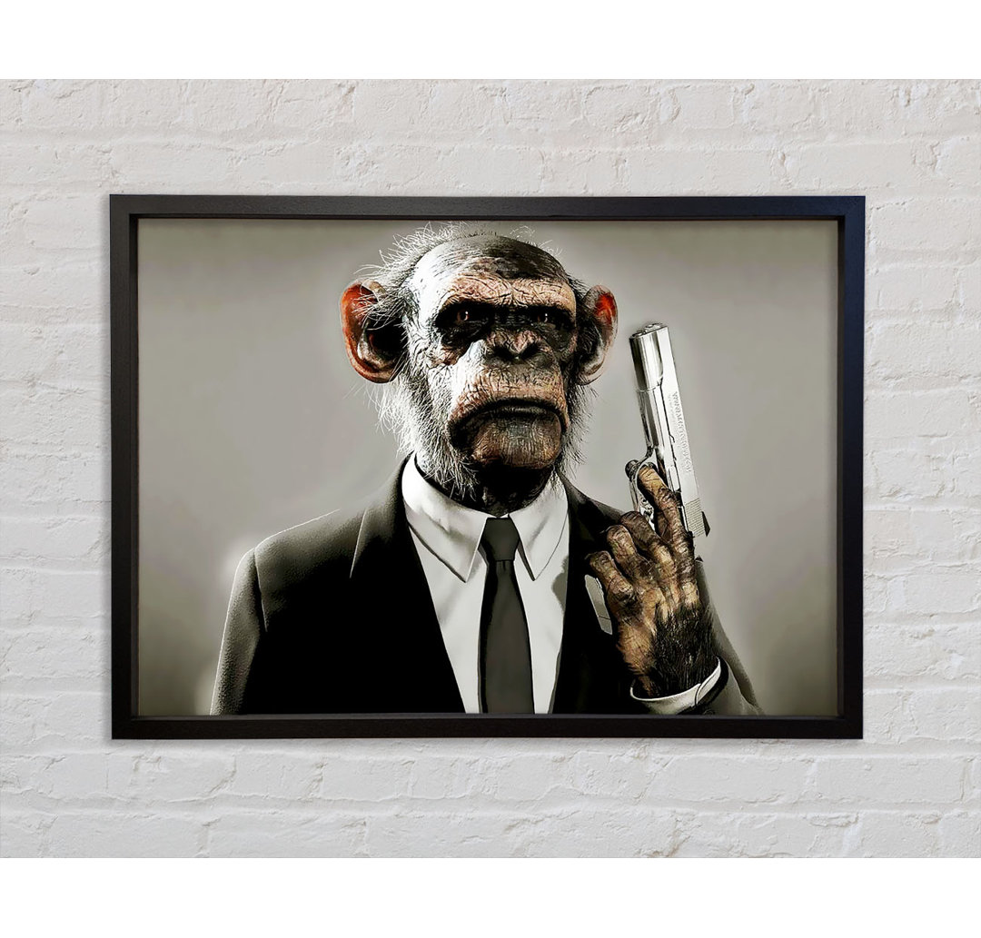 Monkey Business - Einzelner Bilderrahmen Kunstdrucke auf Leinwand