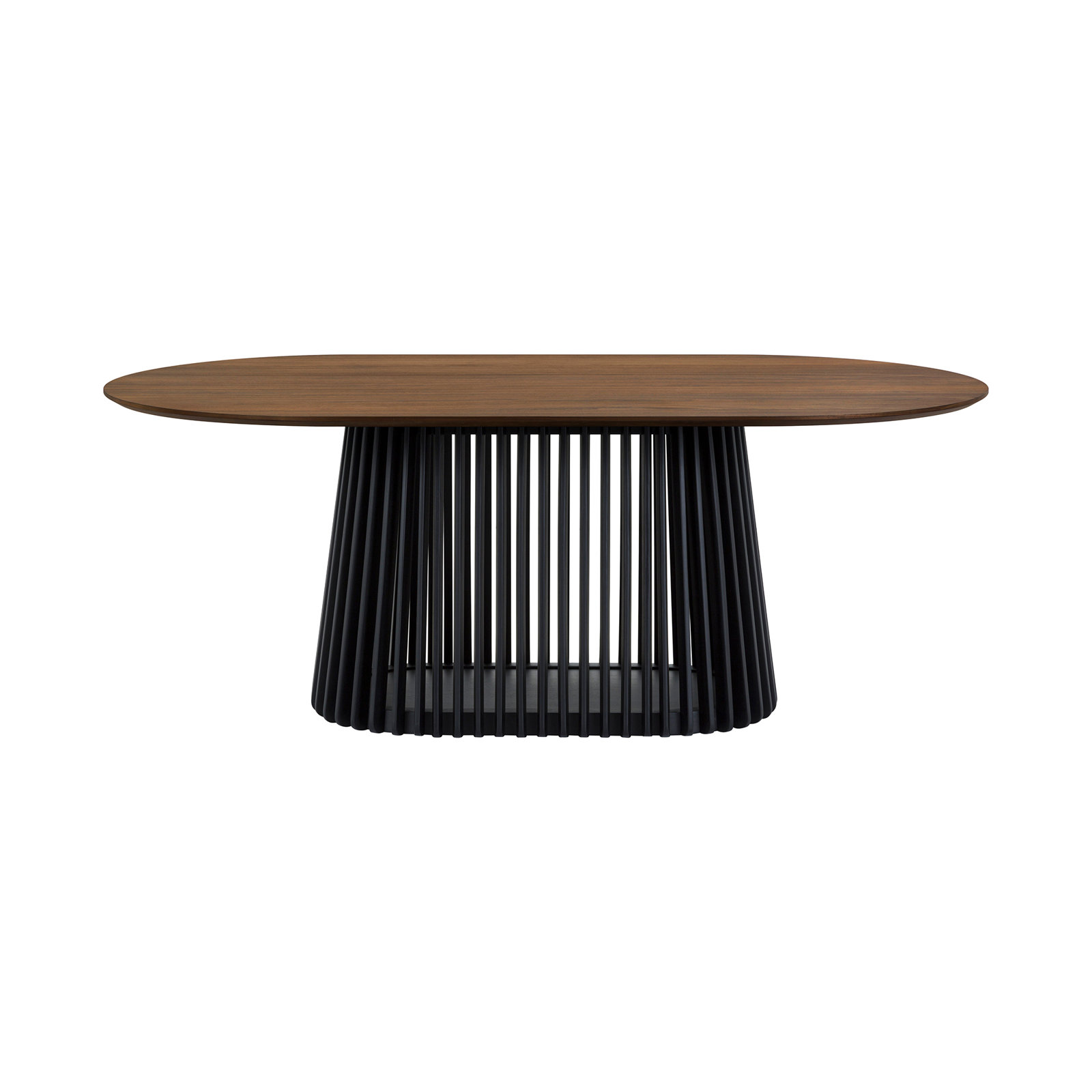 Brysa 5 - Piece Extendable Dining Set, Walnut, Black