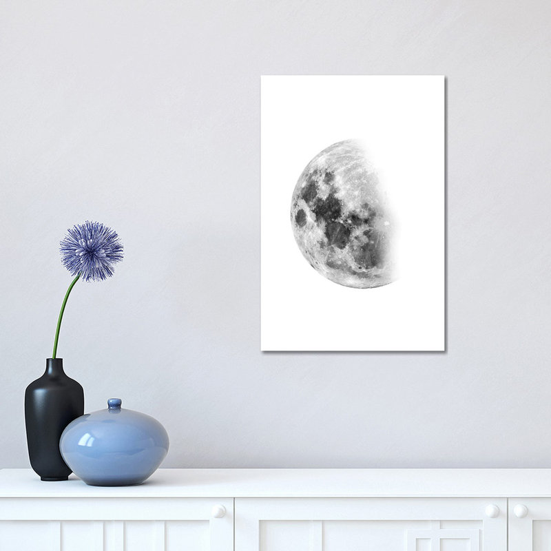 Moon Waning No by Brandon Wong - Wrapped Canvas Print, 45.72cm H x 30.48cm W x 1.91cm D