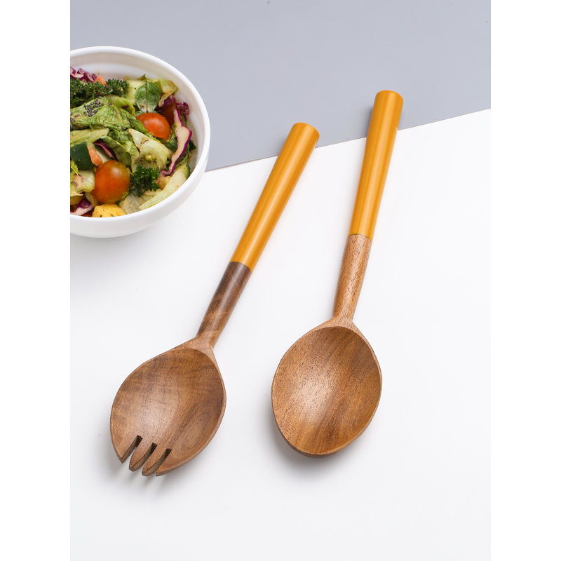 Mahalick Salad Servers, Orange