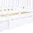 White Twin Size Daybed With Fence Guardrails & Drawers, Long-Lasting And 2 White, Stable Bed Structure-1874700957-1874700959