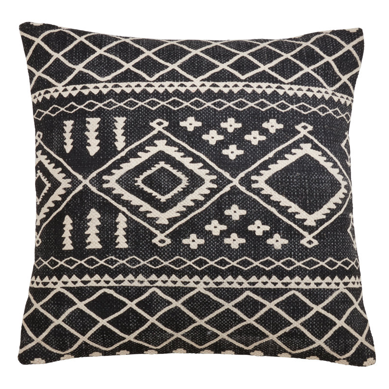 Enndé Collection Throw Pillow Cover & Insert, Polyester/Polyfill