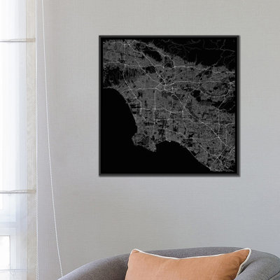 «Los Angeles Roadway», impression sur toile tendue
