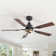 52'' Toretto 5 - Blade Ceiling Fan with Remote Control and Light Kit Included