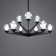 Double Bubble 9 - Light LED Chandelier