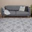 Carina Washable Rugs Trellis Design in Grey-1097129476