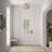 Armelia 16" Semi Flush Mount Boho Light Fixture with Hand-Woven Ratan Shade-1393854674