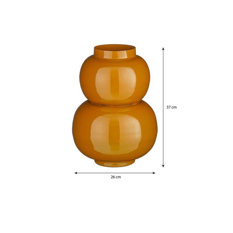 Chinita Iron Table Vase, Brown