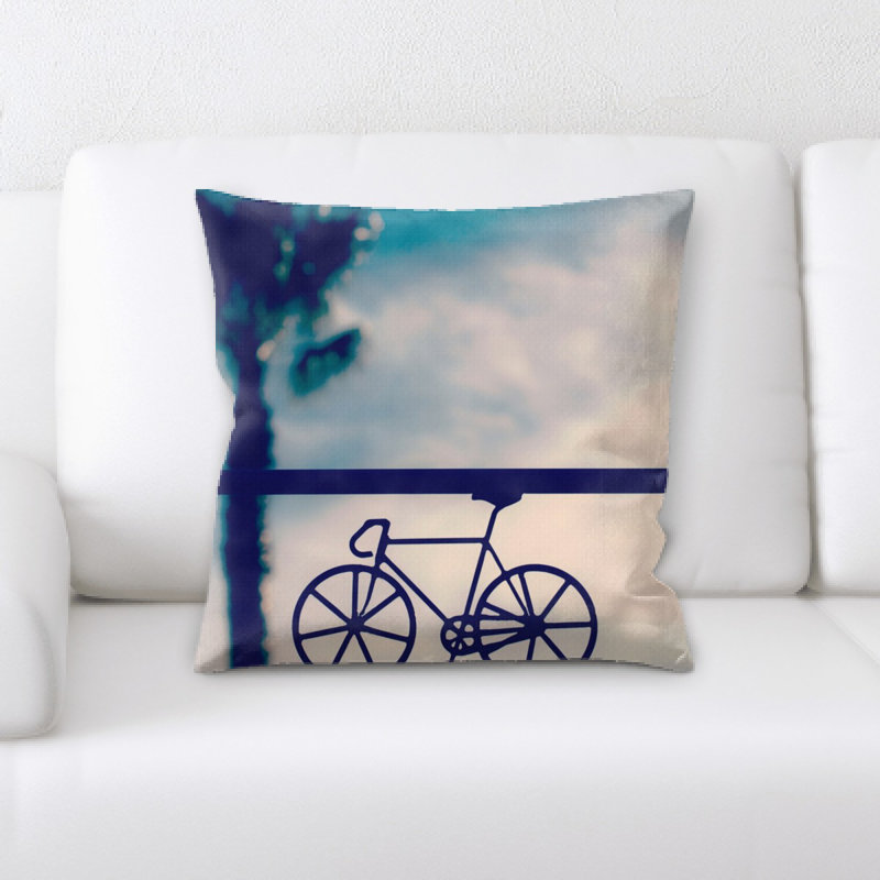 Blurred Out Square Pillow Cover & Insert
