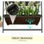 Outdoor Plant Stand Grow Container For Vegetable & Flowers,4-Tier Vertical Raised Garden Planter With 4 Boxes-1637026538