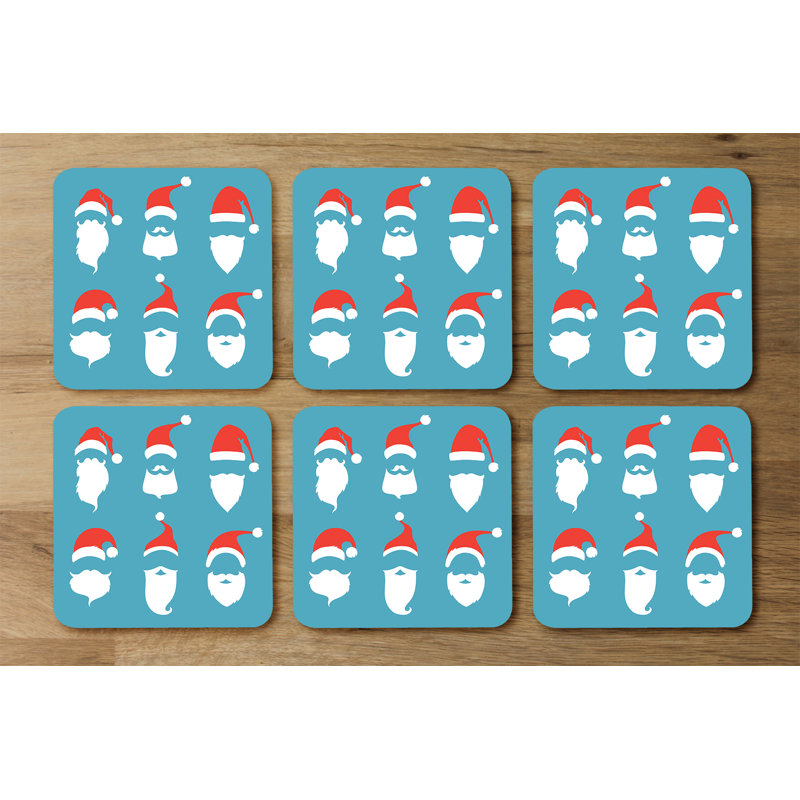 Square 6 Piece Coaster Set