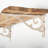 Set Of 2 Cream Coloured Metal Shelf Bracket