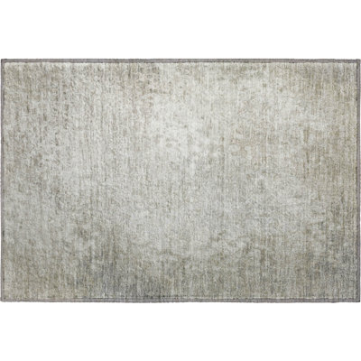 Tapis beige Cerrito AMF565 lavable à la machine de qualité supérieure