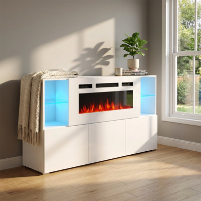 Buffet 63 po avec foyer électrique Camberlynn