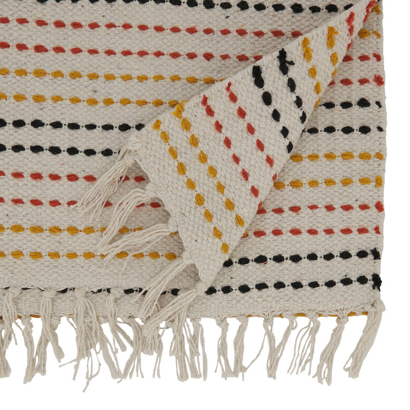 Sunnyland Striped 100% Cotton Table Runner