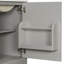 Meuble-lavabo moderne de 20 pouces avec lavabo en céramique durable et solutions de rangement intelligentes-1969665288