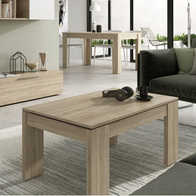 Biagi Lift Top Four Leg Coffee Table with Storage