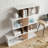 Lennox 43" H x 47" W Geometric Bookcase