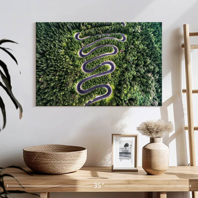 Mehar Transalpina Curvy Road, 16" H x 24" W