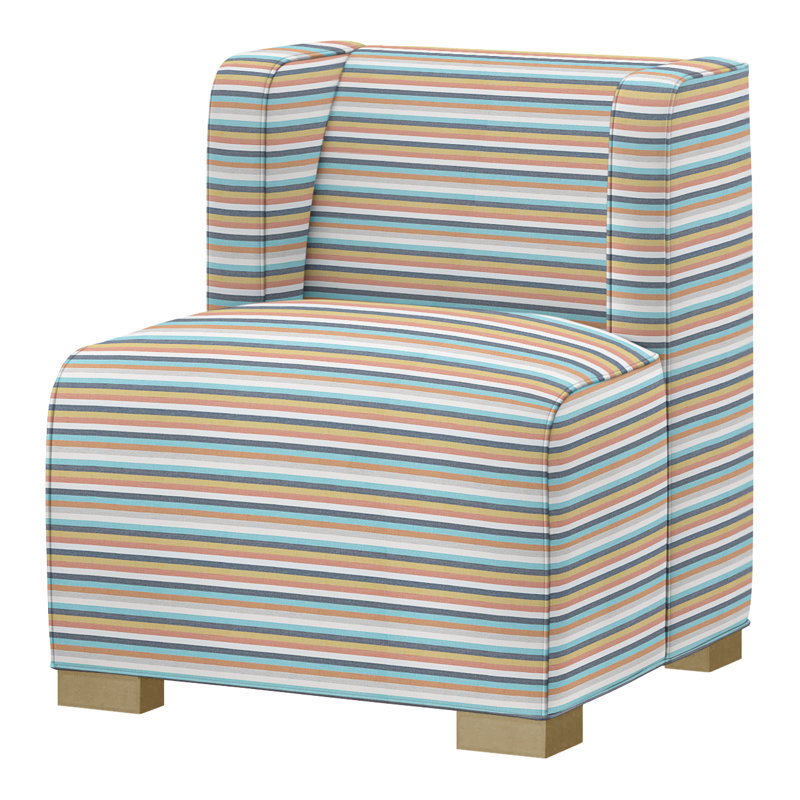 TAU Upholstery Slipper Chair, Dune, Fleecy Vanilla (Performance fabric) 1351-92