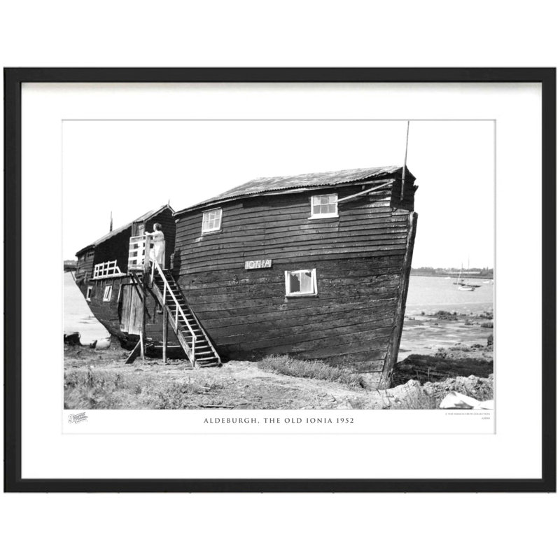 Aldeburgh, The Old Lonia 1952 - Single Picture Frame Print, 60cm H x 80cm W x 2.3cm D