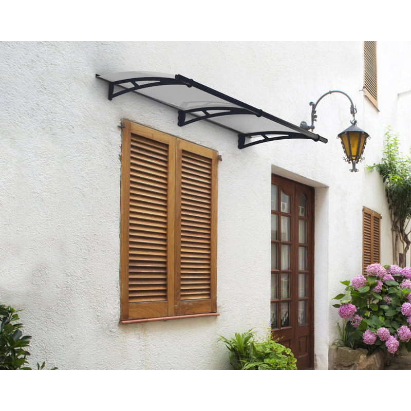 Aquila Door Canopy, 22 cm H x 205 cm W x 91.8 cm D